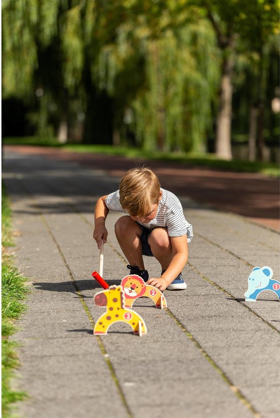 Outdoor Play Dieren Croquet Set