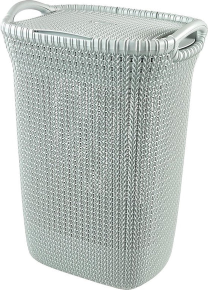 Curver Knit wasbox 57 liter mistig blauw