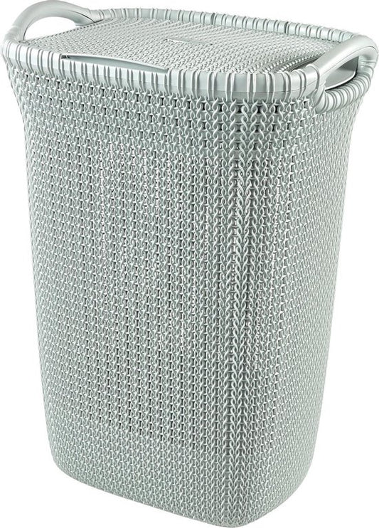 Curver Knit wasbox 57 liter mistig blauw