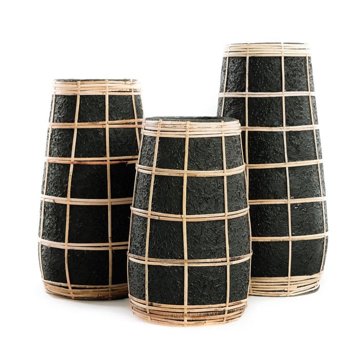 Cutie Vaas - Zwart Naturel - L