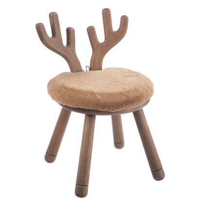 J-Line Stoel Hert Hout Naturel