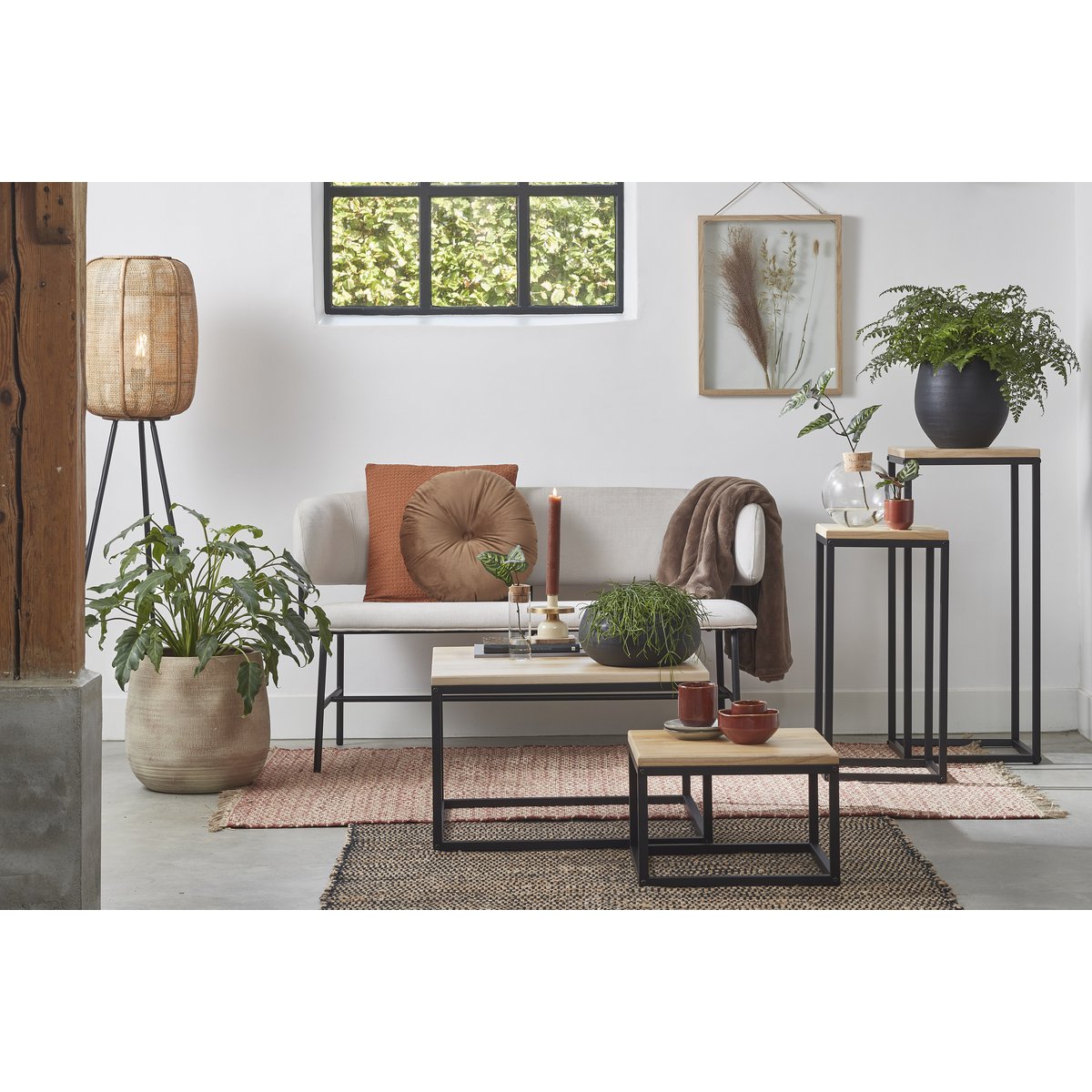 Oskar Plantentafel - L35 x B35 x H81 cm