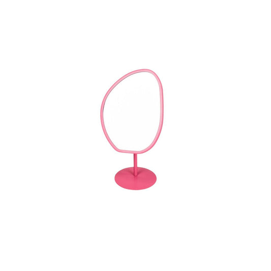 Staande make-up spiegel roze