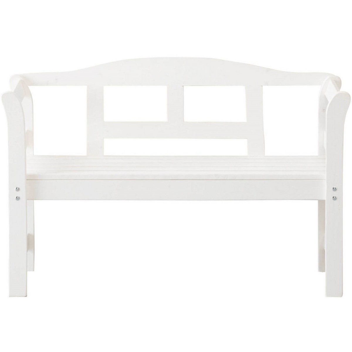Tuinbank FSC grenen hout 113x40x75cm wit