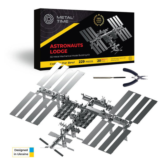 3D Metalen Bouwpakket Astronauts Lodge