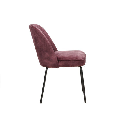 Luxor stoel Stof Aurora Red-Wine