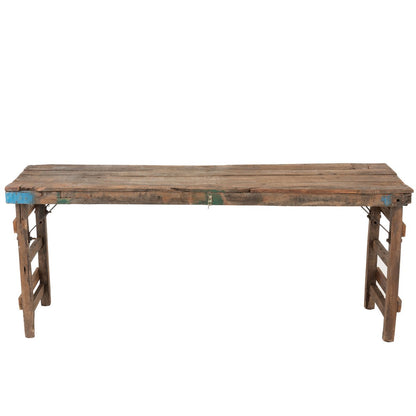 J-Line Console Verouderd Gerecycleerd Hout Bruin