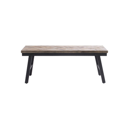 De Visgraatbank - Naturel - 110cm