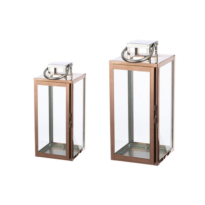 Set van 2 lantaarns "Galano" H. 38 cm