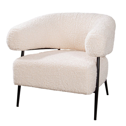 Stoel / fauteuil Torano wit H. 78 cm
