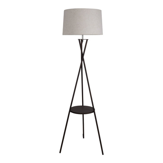 Staande lamp "Tora" met geïntegreerd tafeltje 158 cm hoog