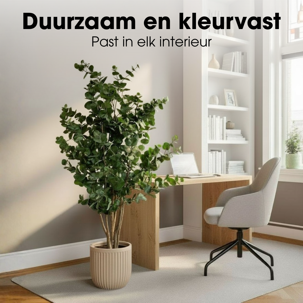 Kunstplant Eucalyptusboom Groen  Ø90 H175cm