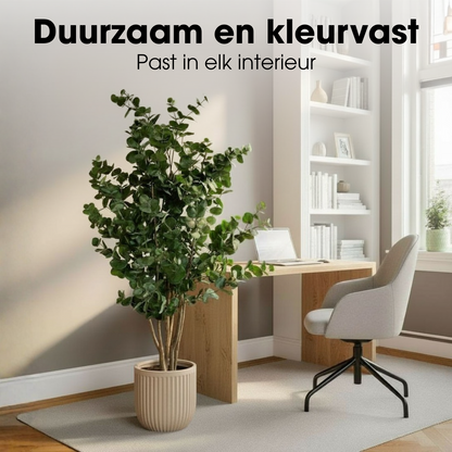 Kunstplant Eucalyptusboom Groen  Ø90 H175cm