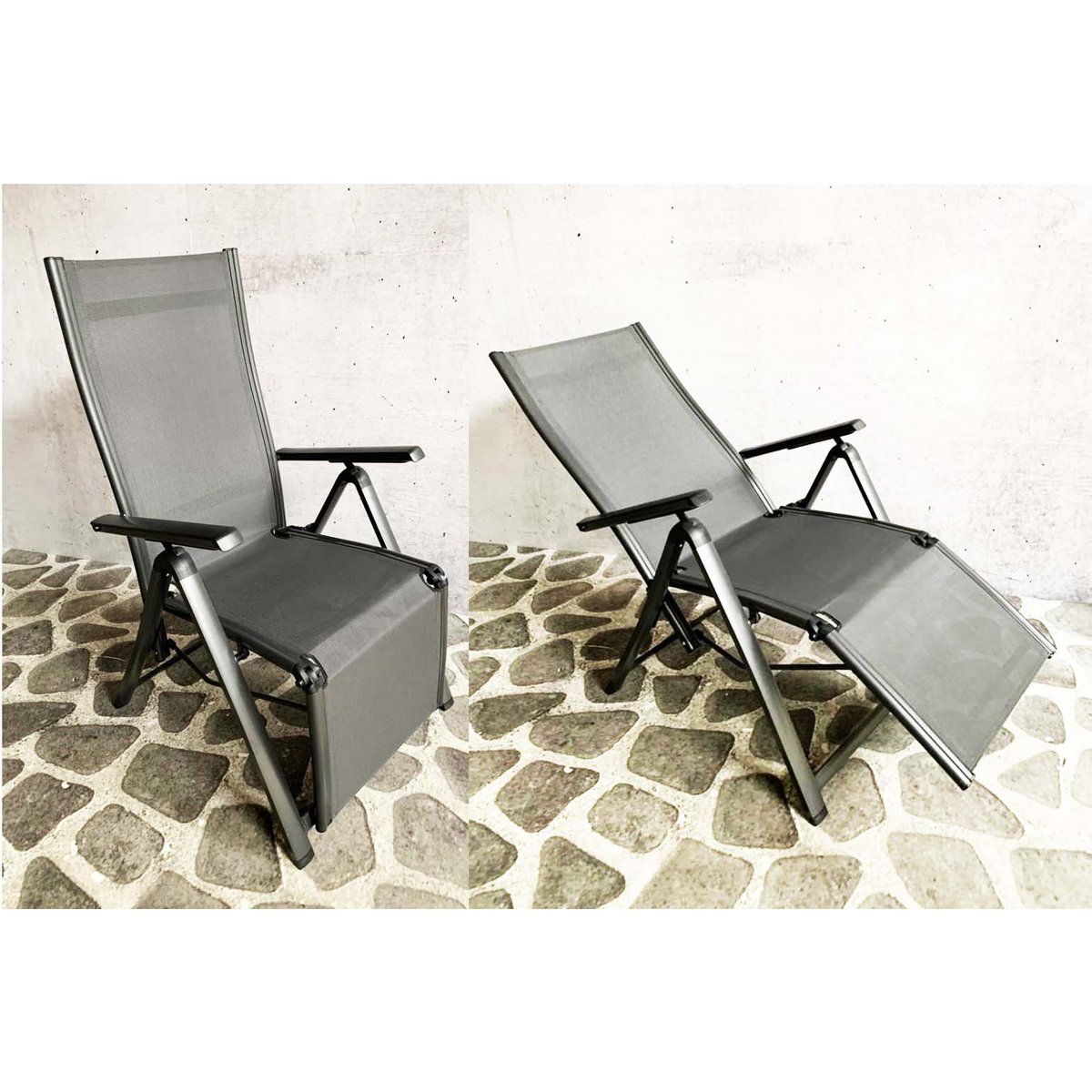 Levy Relax tuinstoel textileen