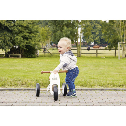 Driewieler 'Charlie' wit/naturel