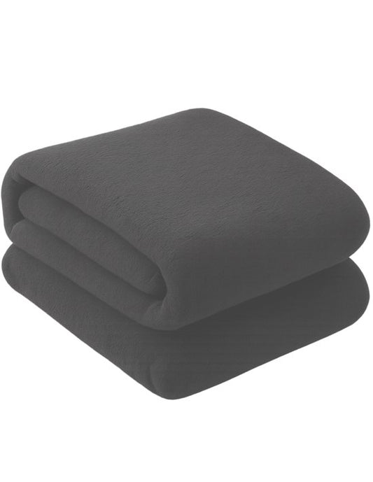 Cozy Maison Fleecedeken 130x160 cm Antraciet