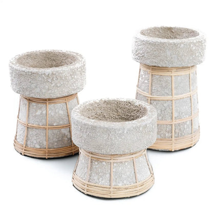 Serene Kaarsenhouder - Beton Naturel - M