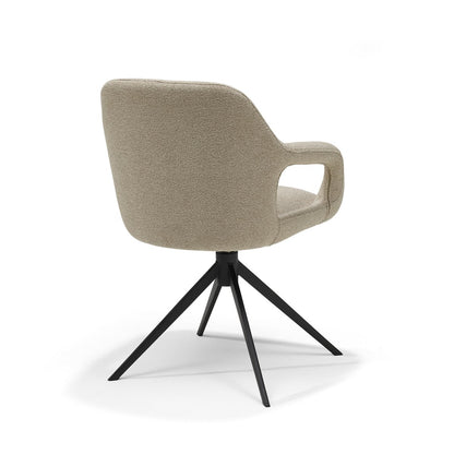 Move armstoel Stof Sahara Glacier Ash - Relax functie - frame zwart