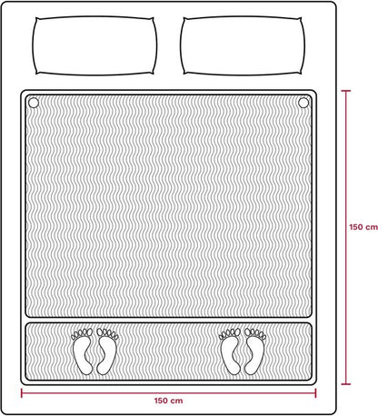 Inventum Hn236I 2-Persoons Elektrische Onderdeken