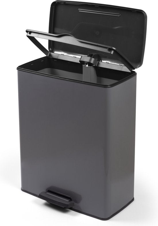 Curver Deco Bin 65L Cool Grey
