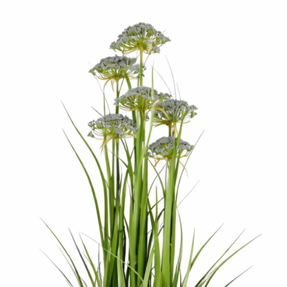 Kunstplant Siergras Paars Ø25cm x H90cm