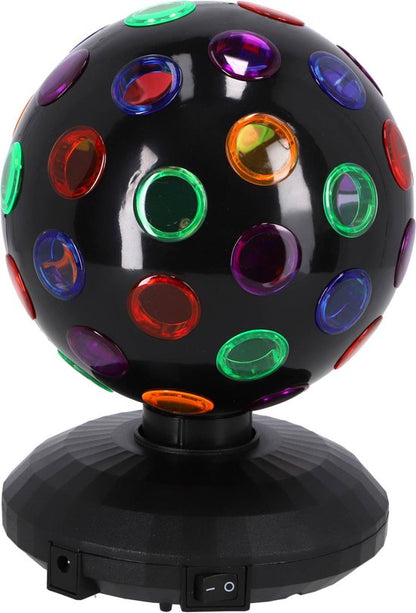 LED Disco Bal 20 cm Zwart