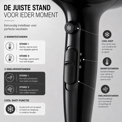 Haardroger met Diffuser