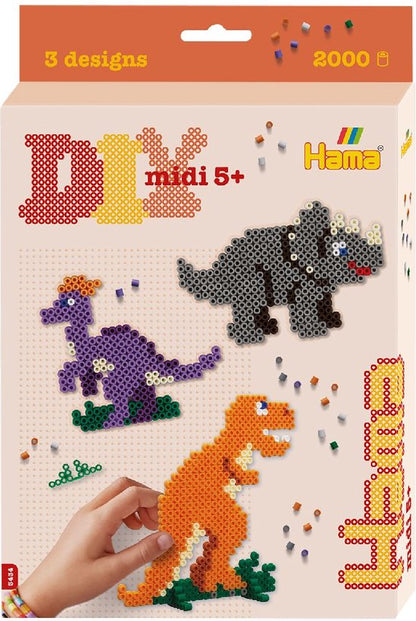 Hama 3434 Dino World Strijkkralen 2000 stuks