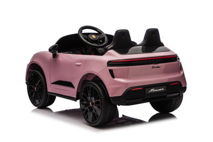 Porsche Macan Turbo, Elektrische Kinderauto Met Een Lithium Accu, Muziek Module, Rubberen Banden En Meer.