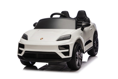 Porsche Macan Turbo, Elektrische Kinderauto Met Een Lithium Accu, Muziek Module, Rubberen Banden En Meer.