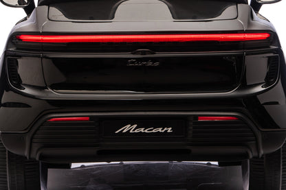 Porsche Macan Turbo, Elektrische Kinderauto Met Een Lithium Accu, Muziek Module, Rubberen Banden En Meer.