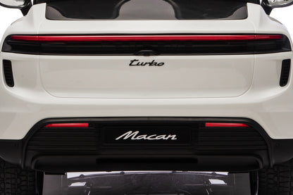 Porsche Macan Turbo, Elektrische Kinderauto Met Een Lithium Accu, Muziek Module, Rubberen Banden En Meer.