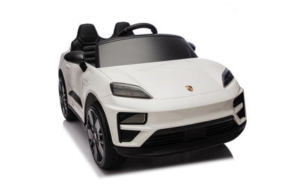 Porsche Macan Turbo, Elektrische Kinderauto Met Een Lithium Accu, Muziek Module, Rubberen Banden En Meer.