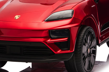 Porsche Macan Turbo, Elektrische Kinderauto Met Een Lithium Accu, Muziek Module, Rubberen Banden En Meer.