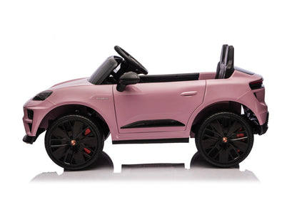 Porsche Macan Turbo, Elektrische Kinderauto Met Een Lithium Accu, Muziek Module, Rubberen Banden En Meer.