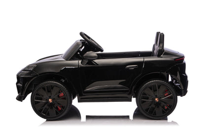 Porsche Macan Turbo, Elektrische Kinderauto Met Een Lithium Accu, Muziek Module, Rubberen Banden En Meer.