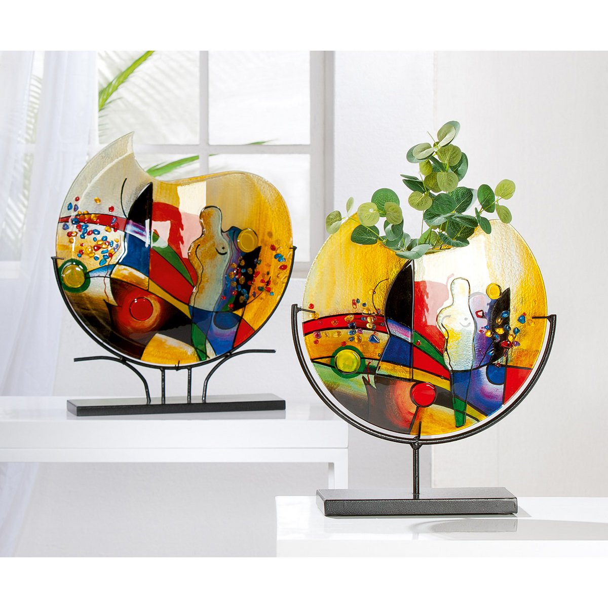 Ronde siervaas "Silhouette" H.38cm