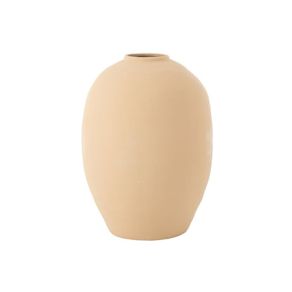 J -lijn vaas Cassia Ovaal - Kermily - Beige - Ø 39 cm