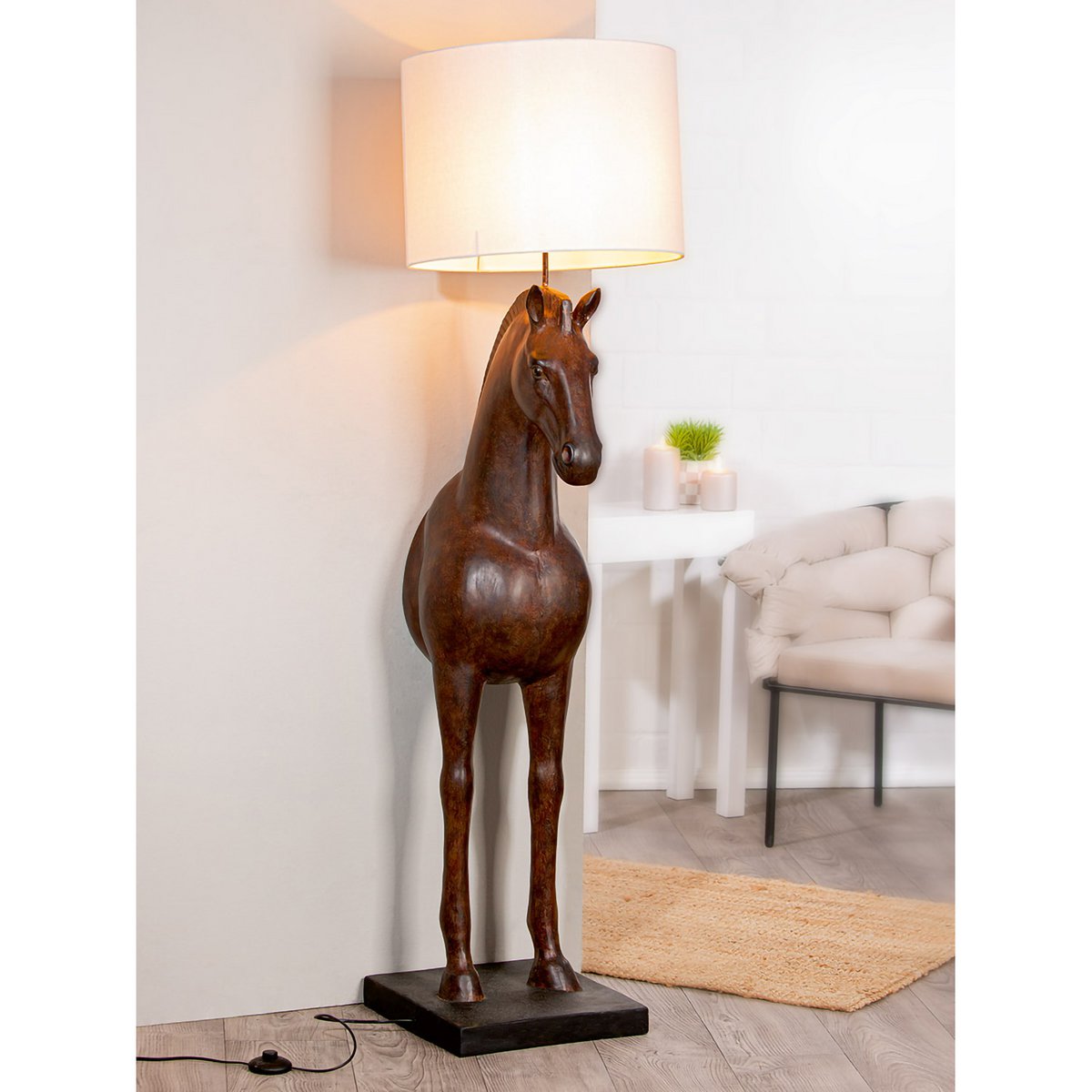 Vloerlamp paard Caballo H.160,5 cm