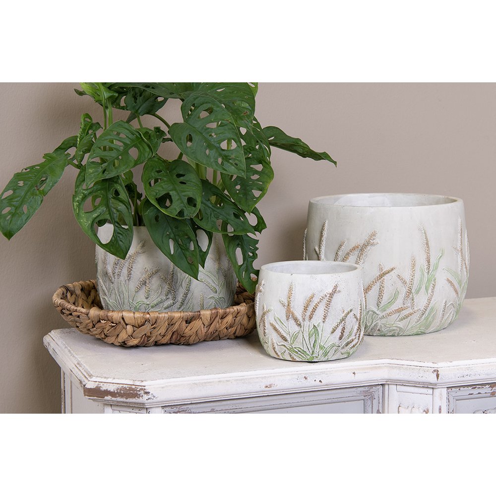 Bloempot Korenhalmen Ø 20x20 cm