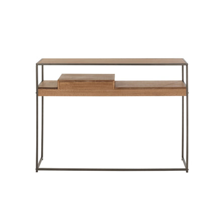 J-Line Console 1 Lade Hout/Metaal Naturel