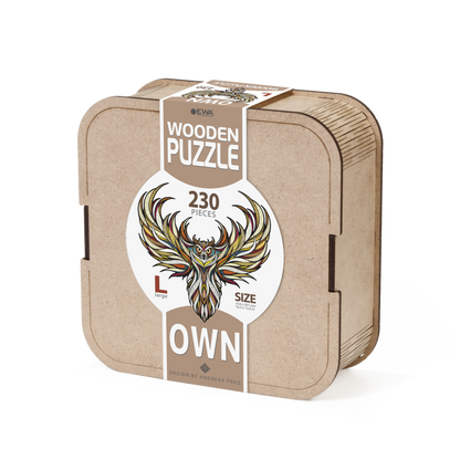 Houten Legpuzzel Uil