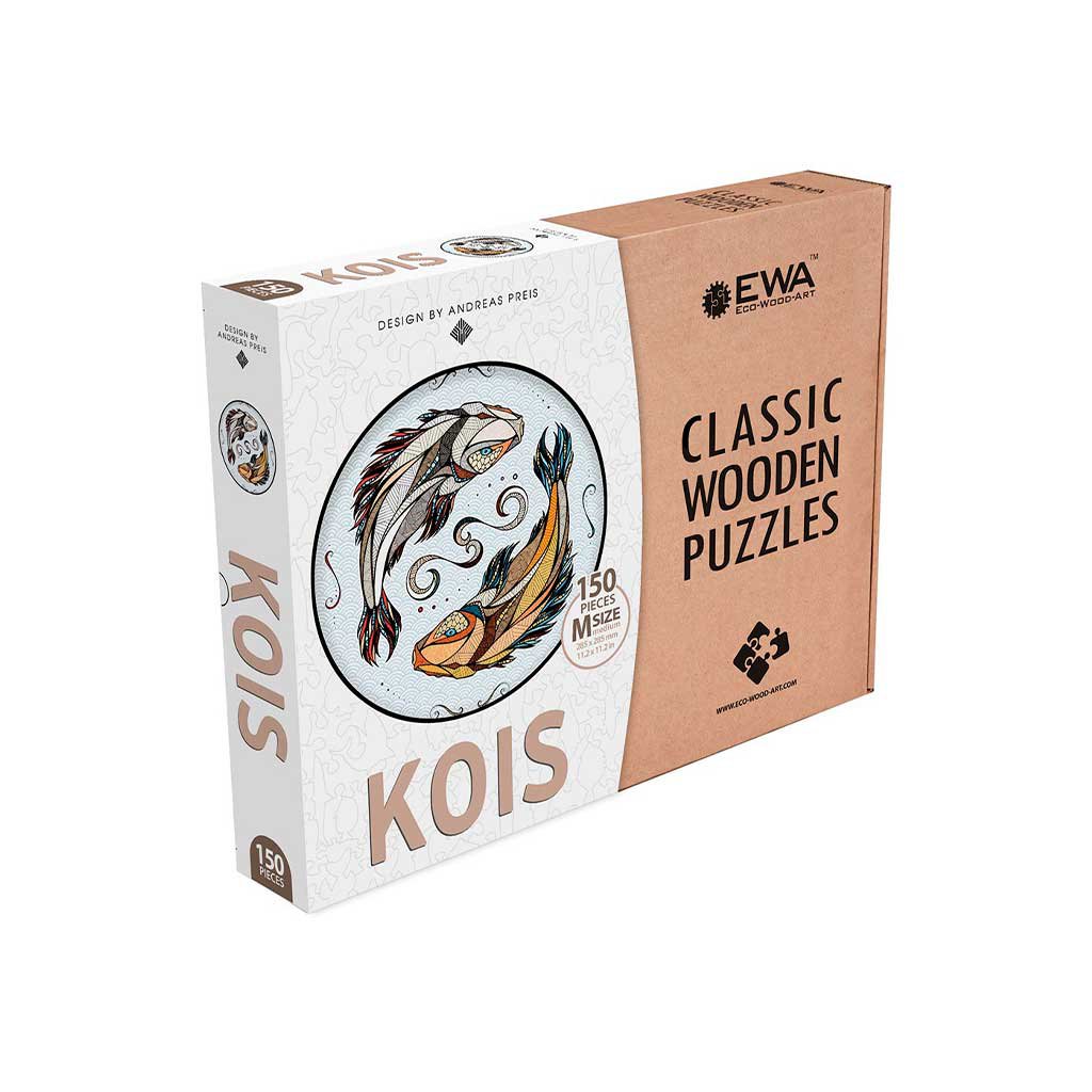 Houten Legpuzzel Koi Karper 150 stukjes
