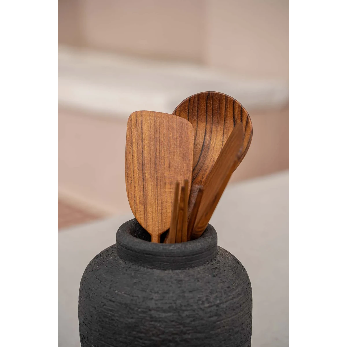 Teak Wortel Spatel