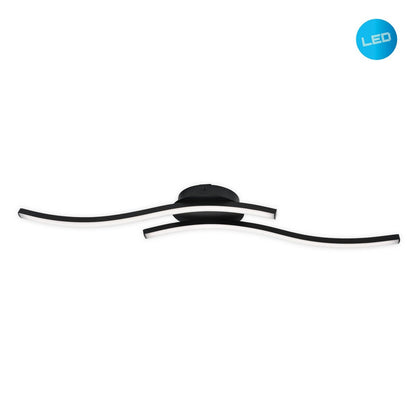 Wand/plafondlamp "Onda" LED lengte 65 cm