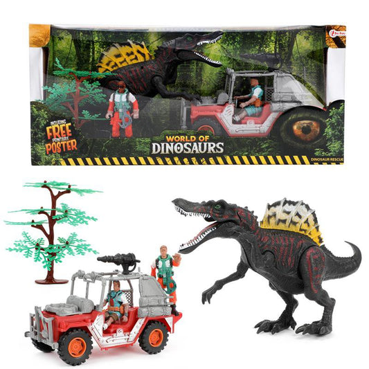 Dino Speelset jeep+dino