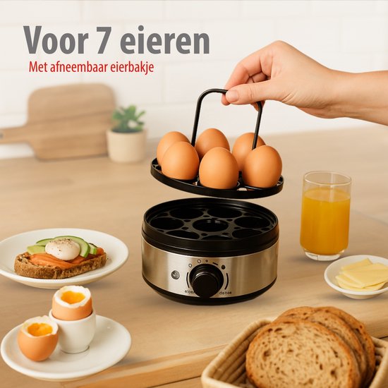 Eierkoker voor 7 eieren