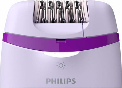 Philips BRE275/00 Satinelle Epilator met Accessoires Wit/Paars