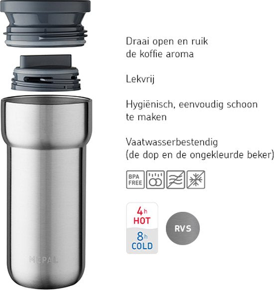 Mepal Ellipse Isoleerbeker 475 ml Nordic Denim
