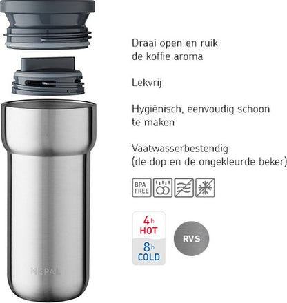 Mepal Ellipse Isoleerbeker 475 ml Nordic Denim